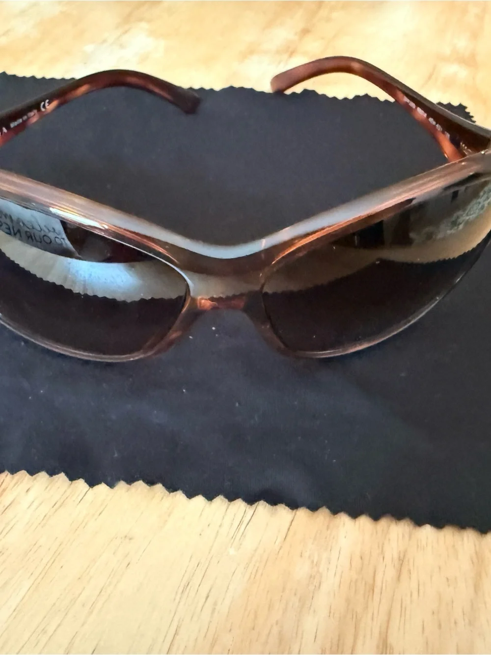 Unisex  Brown Tinted Prada Sunglasses